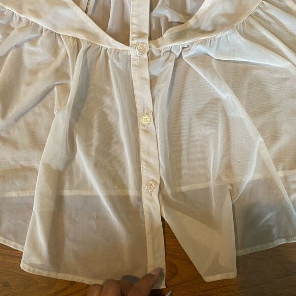 Nasty Gal stretch mesh top - Picture 3 of 7